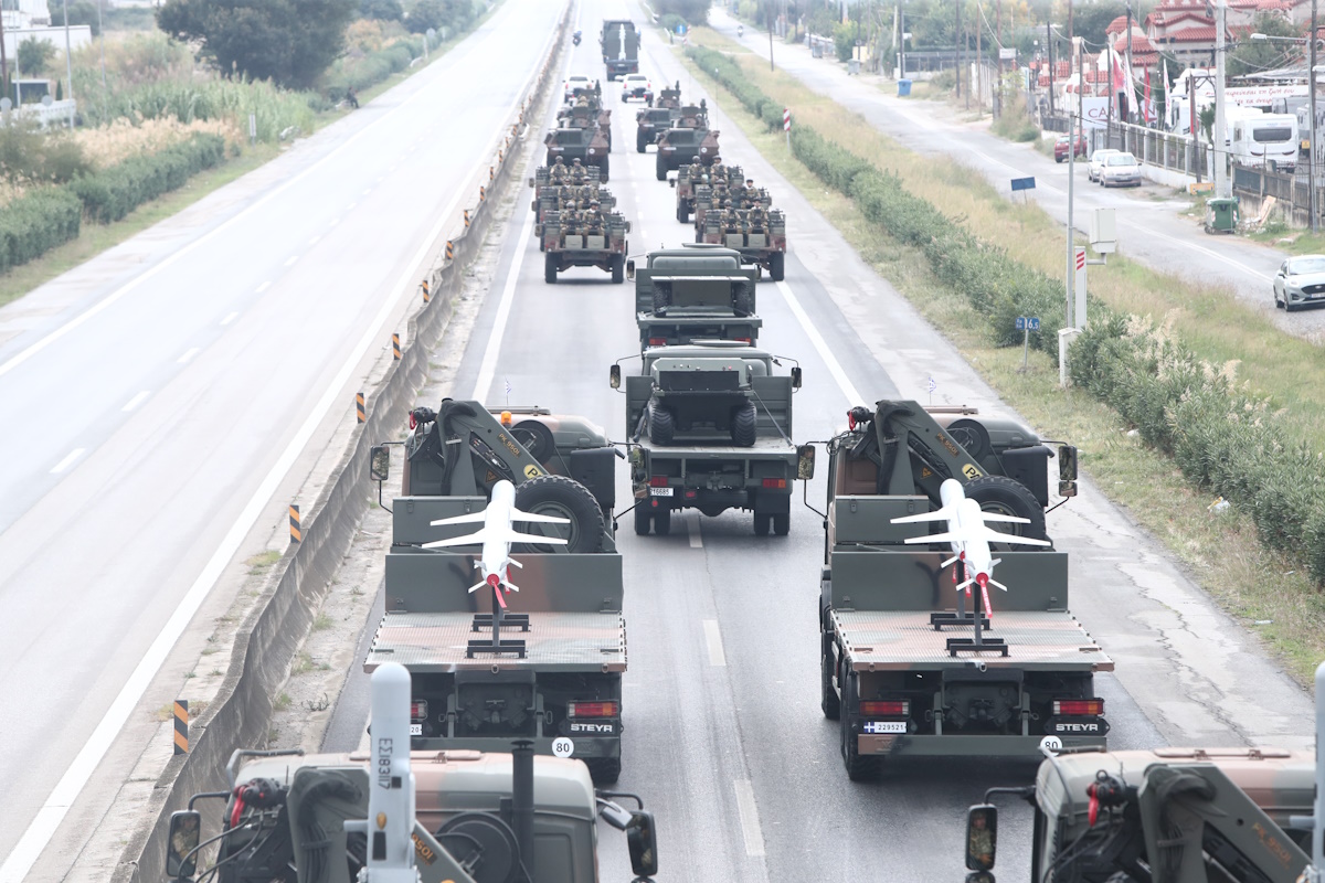 Δοκιμαστική στρατιωτική παρέλαση στη Θεσσαλονίκη την Πέμπτη 22 Οκτωβρίου 2026