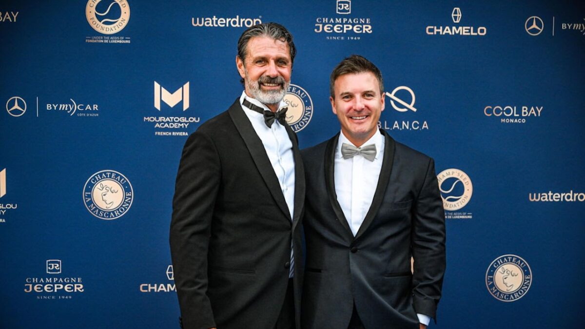 Patrick Mouratoglou CEO & Founder of the Mouratoglou Academy & Martin Murray Founder & CEO waterdrop®