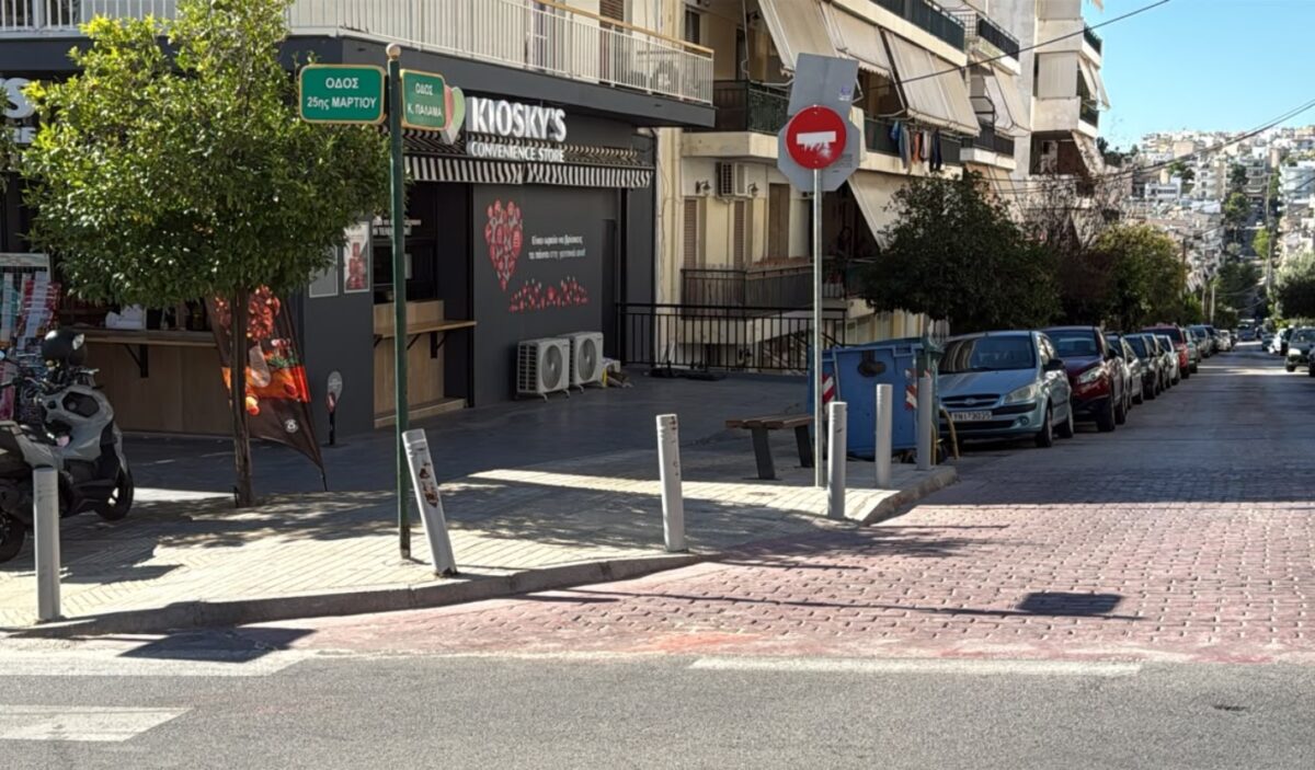 Το σημείο όπου έγινε το τροχαίο