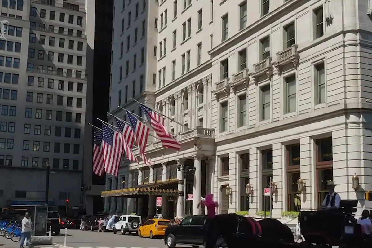 The plaza