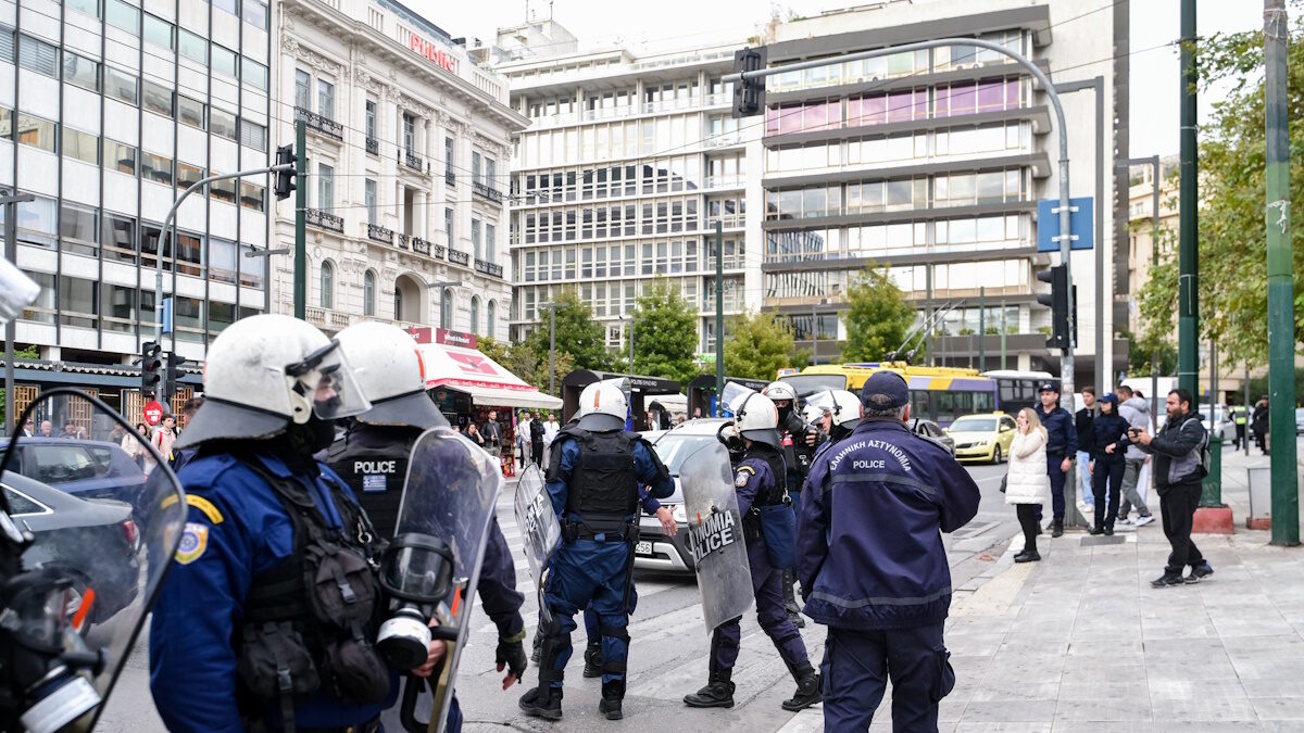 Πορεία αναρχικών στο κέντρο της Αθήνας