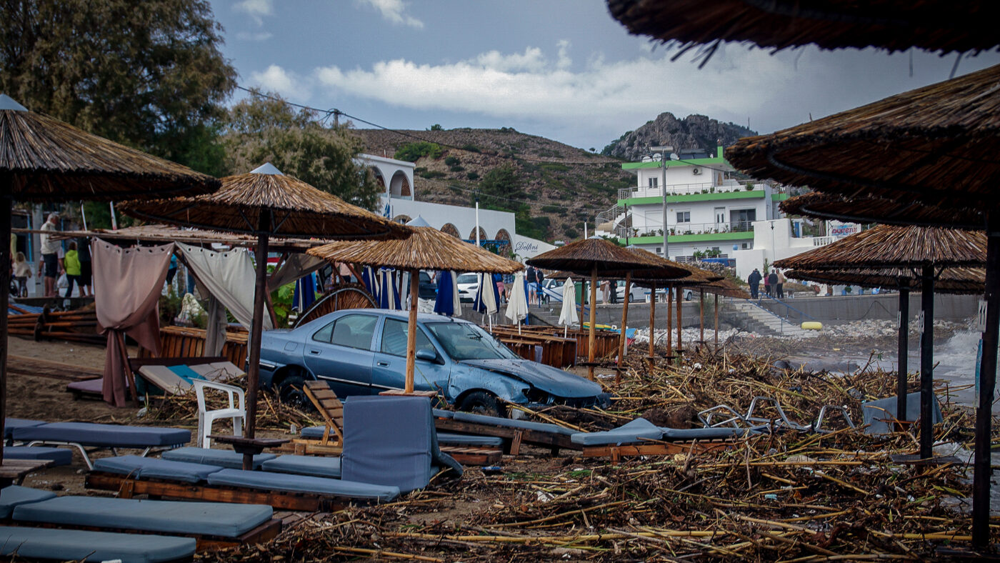 Προβλήματα από την κακοκαιρία στη Ρόδο