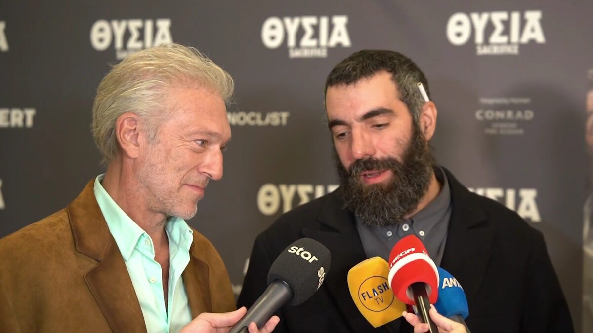 Ο Ρομέν Γαβράς και ο Βενσάν Κασέλ