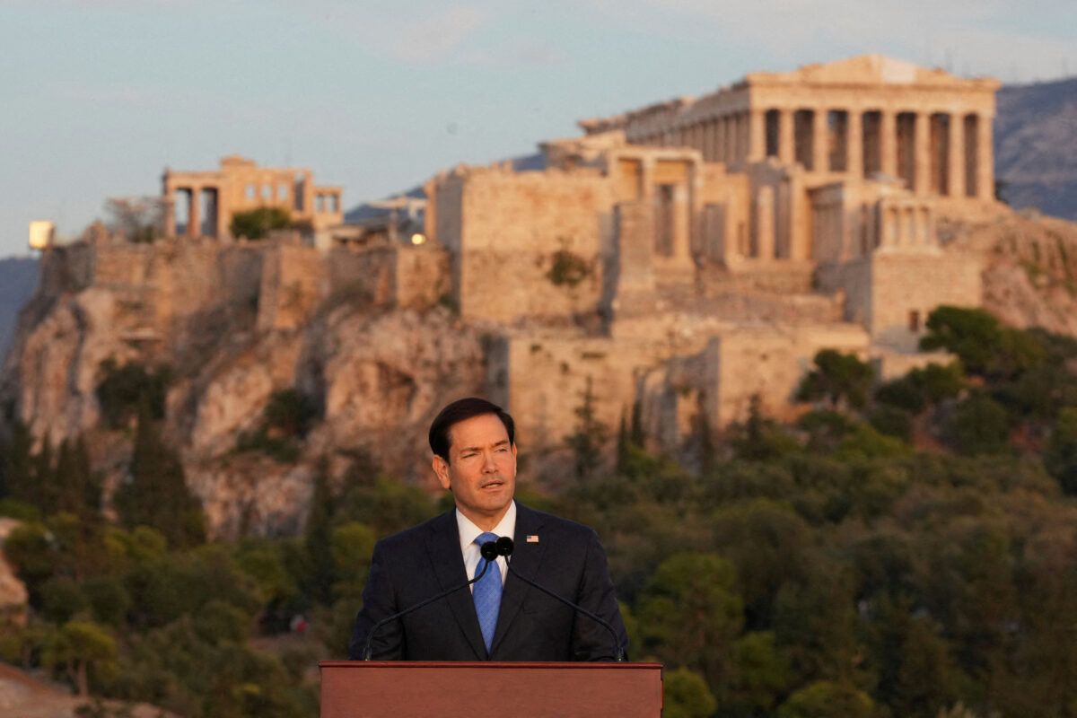 Μάρκο Ρούμπιο: Αποθέωσε την Ελλάδα στην ομιλία του στην Πνύκα με φόντο την Ακρόπολη - «Οι Έλληνες δεν διαμόρφωσαν απλώς την ιστορία, μας χάρισαν την ιστορία»