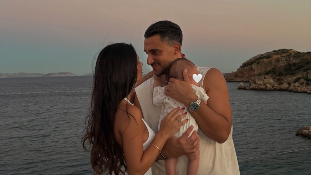Ο Σάκης Κατσούλης με την Μαριαλένα Ρουμελιώτη