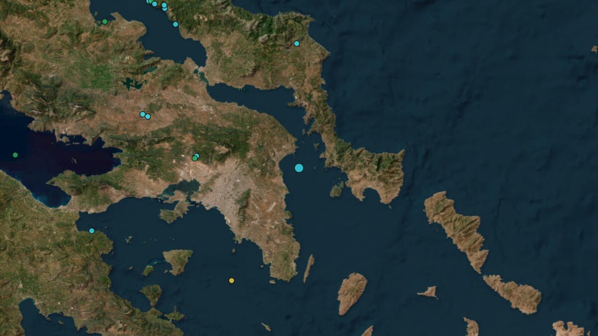 Σεισμός στην Ραφήνα μεγέθους 3,4 Ρίχτερ