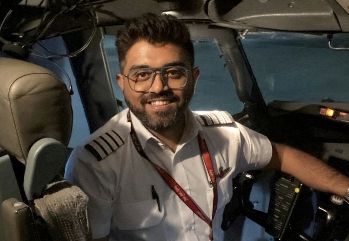 Ο Ινδός πιλότος Smit Machchhar της πτήσης της Flydubai