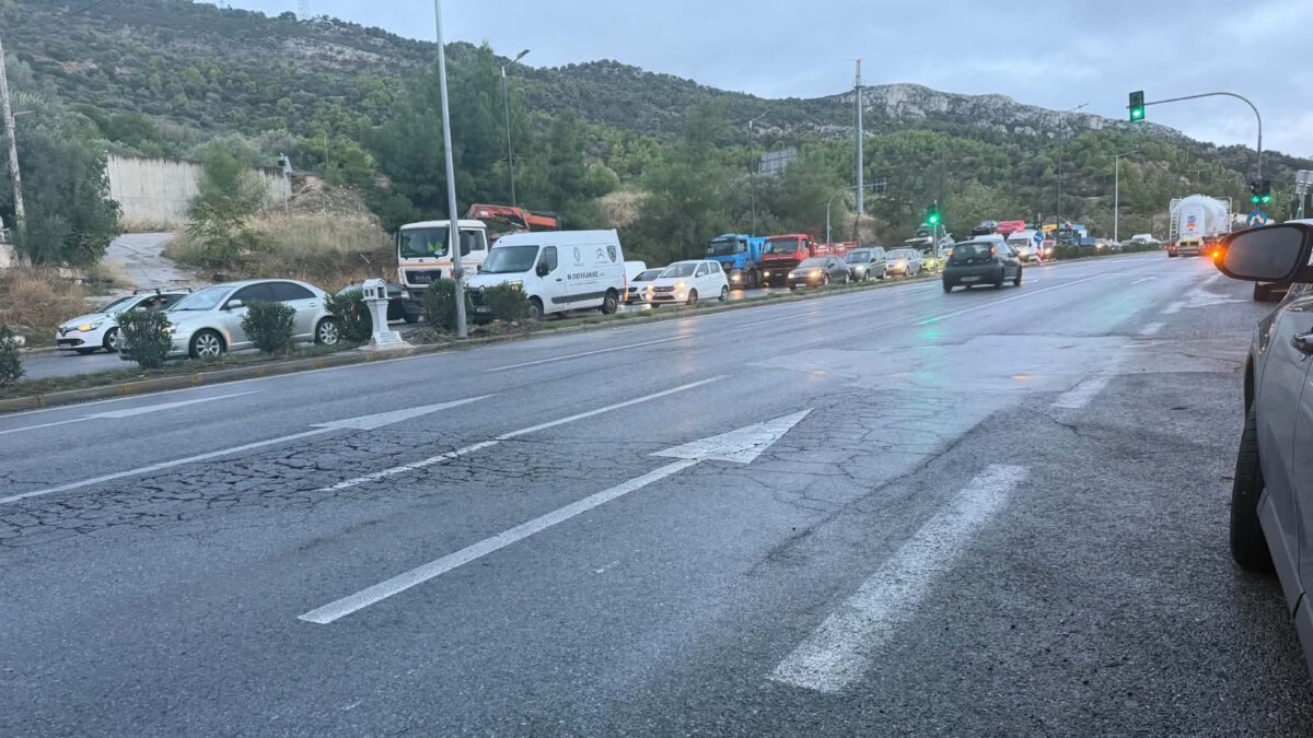 Το σημείο που έγινε το τροχαίο δυστύχημα στο Σχιστό