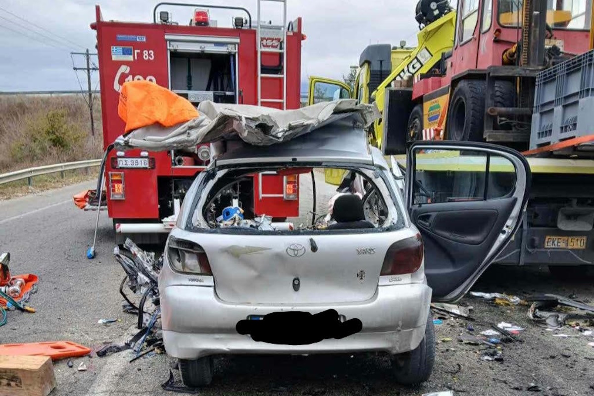 Τροχαίο στη Δράμα: Χωρίς τις αισθήσεις του απεγκλωβίστηκε 34χρονος μετά τη σύγκρουση αυτοκίνητου με φορτηγό