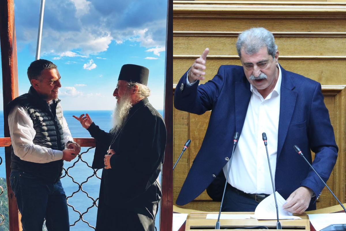 Τσίπρας στο Άγιο Όρος και Παύλος Πολάκης