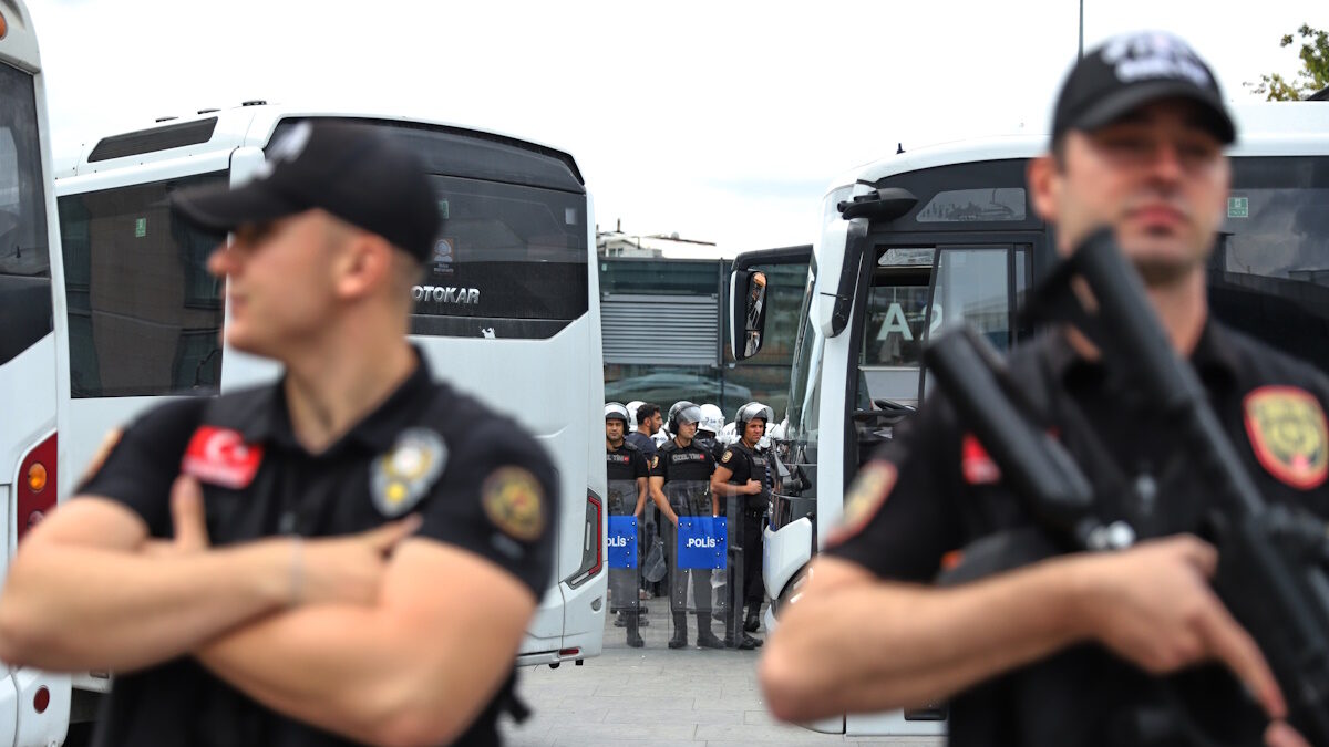 Τούρκοι αστυνομικοί στην Κωνσταντινούπολη