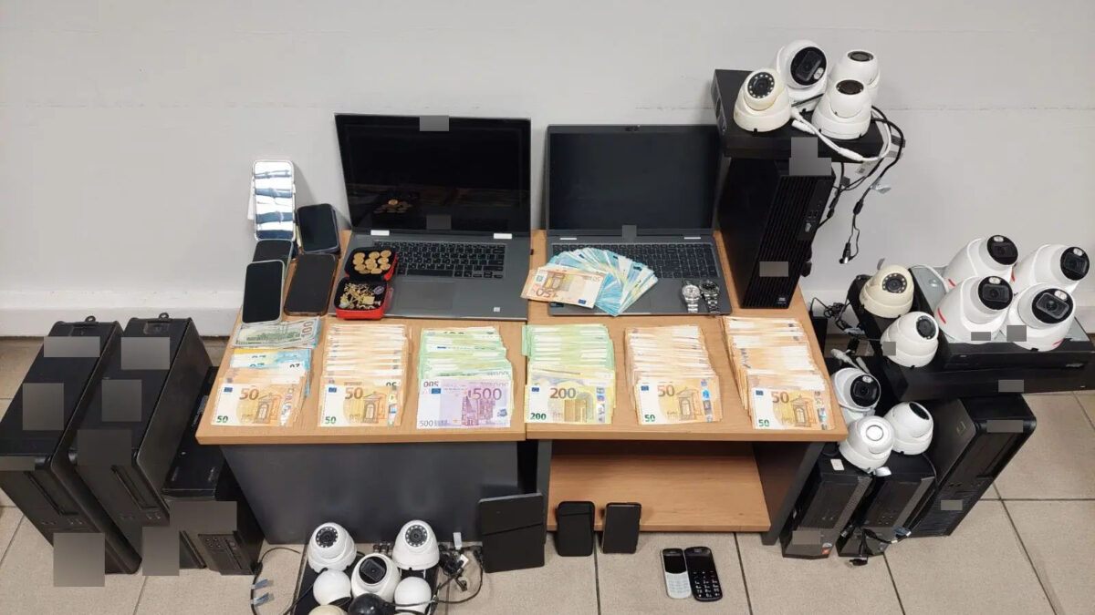 Κύκλωμα απάτης με τζόγο σε Θεσσαλονίκη
