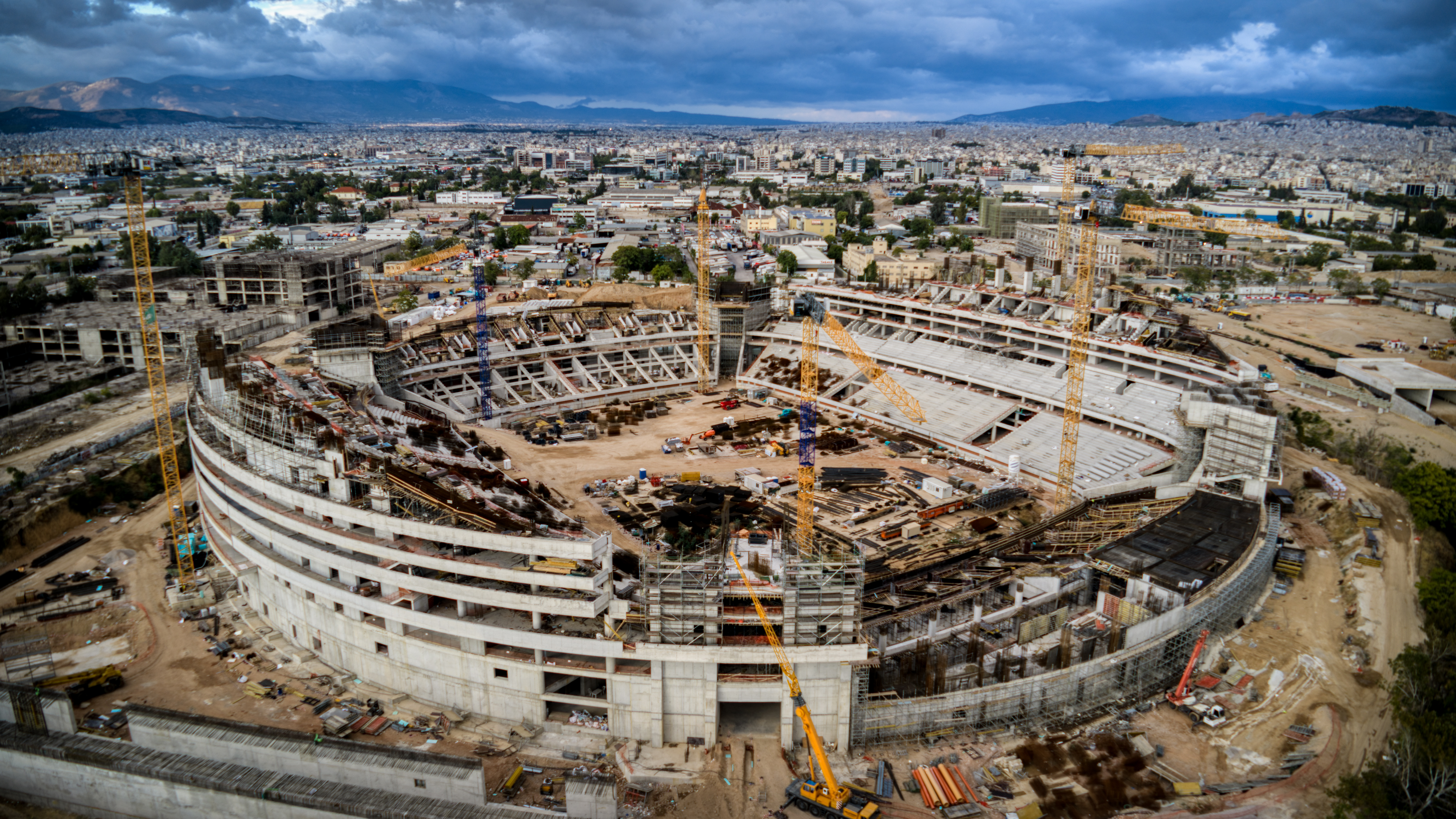 Έφτασε στο Βοτανικό μέρος του στεγάστρου για το νέο γήπεδο του Παναθηναϊκού: «Μπαίνουμε στην τελική ευθεία», είπε ο Χάρης Δούκας