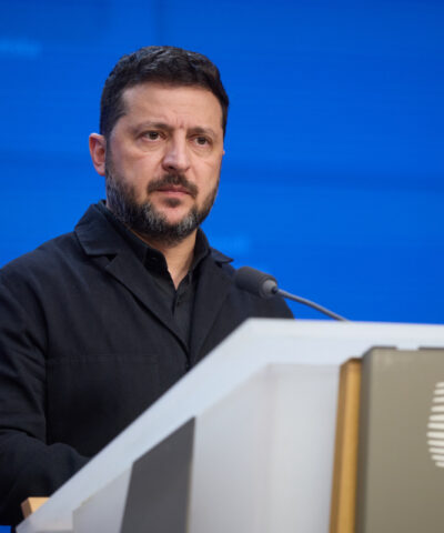 President Volodymyr Zelensky at the EU summit in Brussels on 16.10.2026. Working Visit of the President of Ukraine to Belgium. ?Press Service Of The President Of Ukraine via SVEN SIMON Photo Agency GmbH & Co. Press Photo KG # Seidlhofstr.10 # 85540 Haar