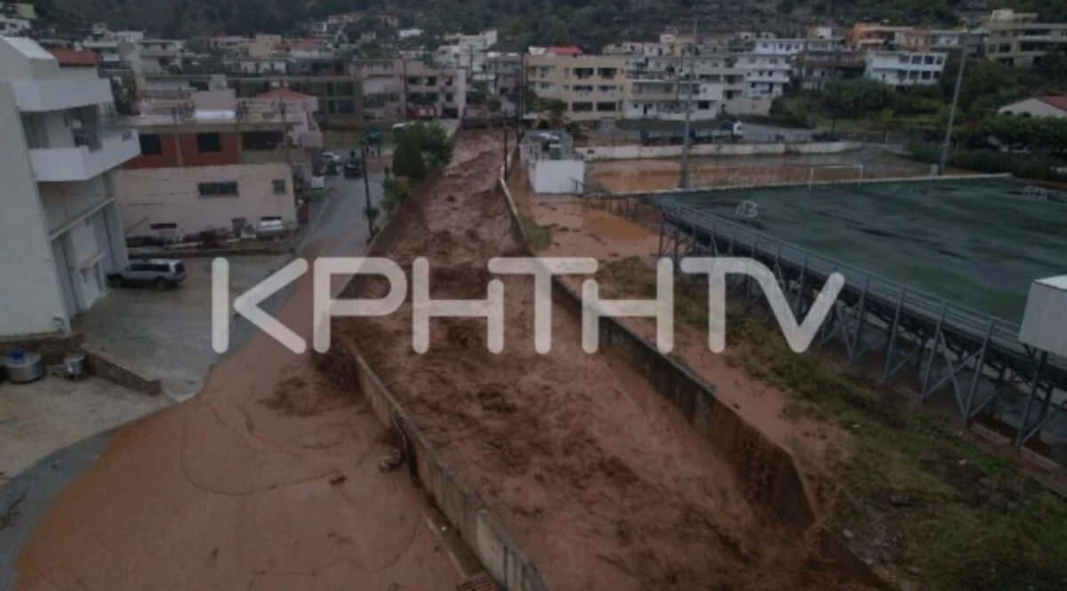 Καταστροφές στα Ζωνιανά από ψηλά