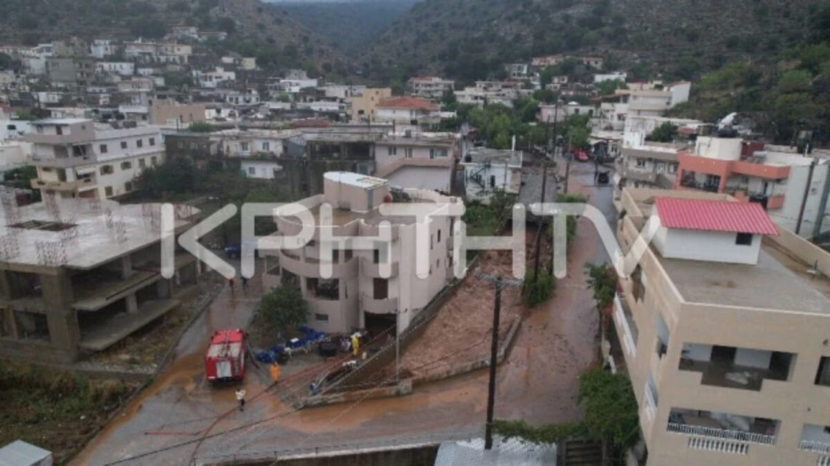 Καταστροφές στα Ζωνιανά από ψηλά