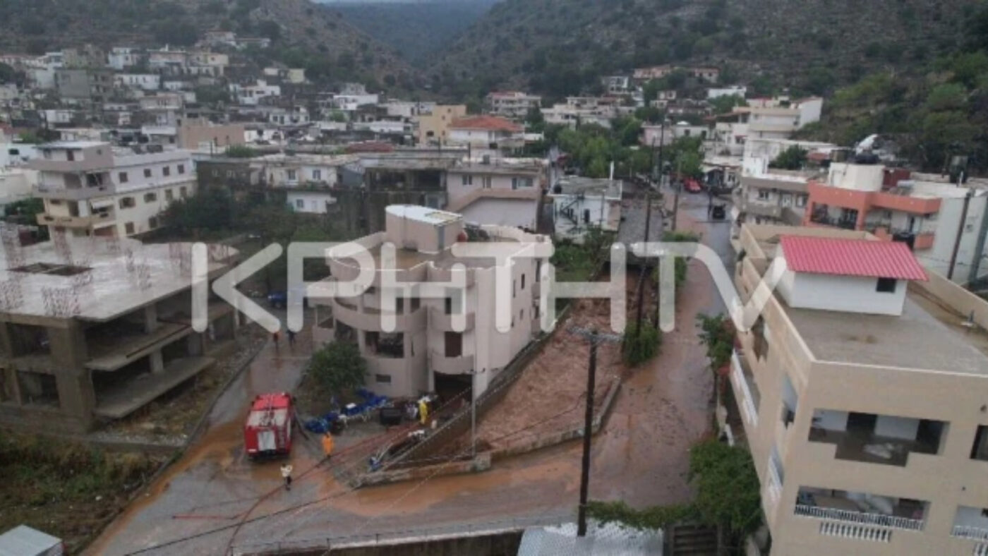 Καταστροφές στα Ζωνιανά από ψηλά