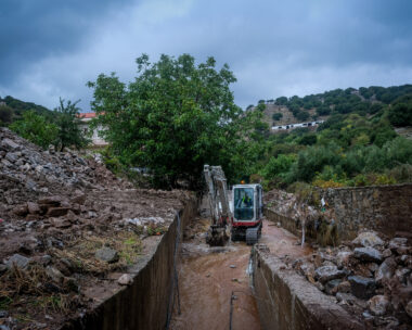 Εικόνες καταστροφής στα Ζωνιανά