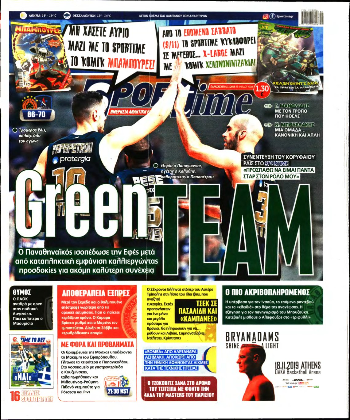 SPORTIME – 01/11/2019