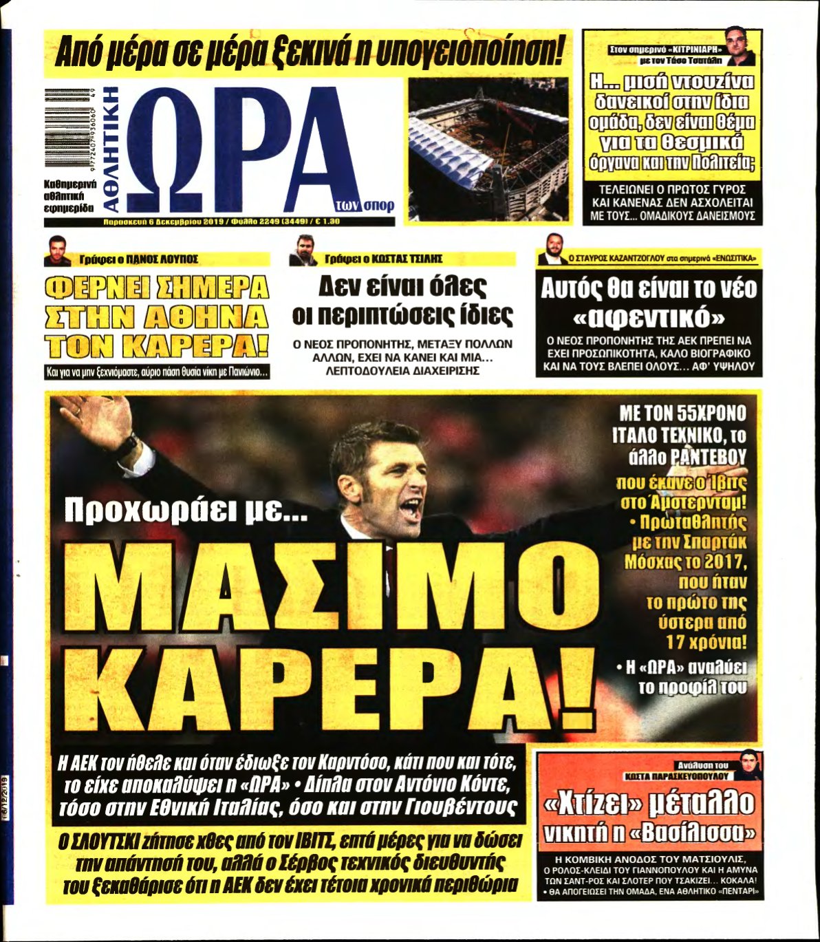 ΩΡΑ ΤΩΝ ΣΠΟΡ – 06/12/2019