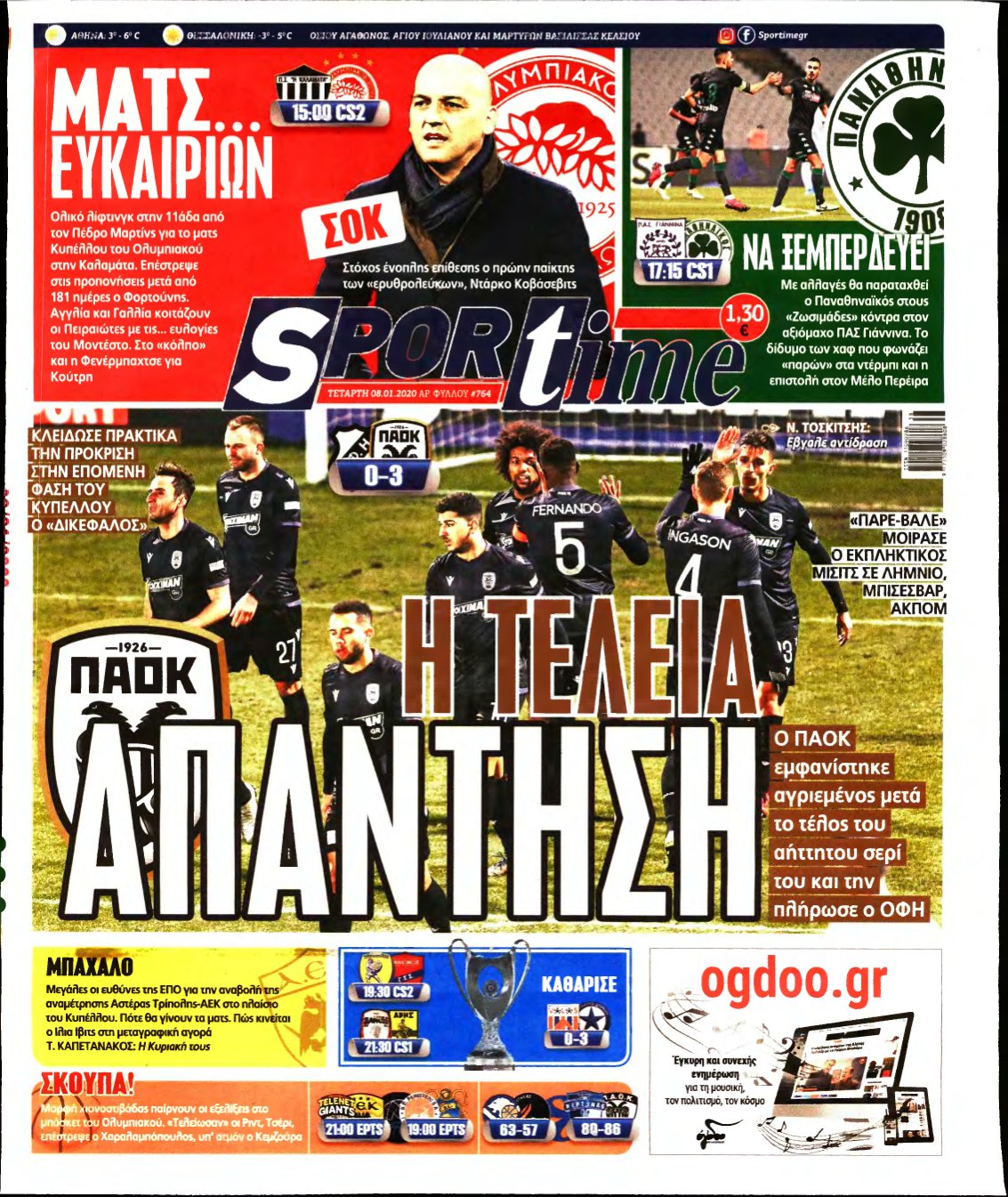 SPORTIME – 08/01/2020