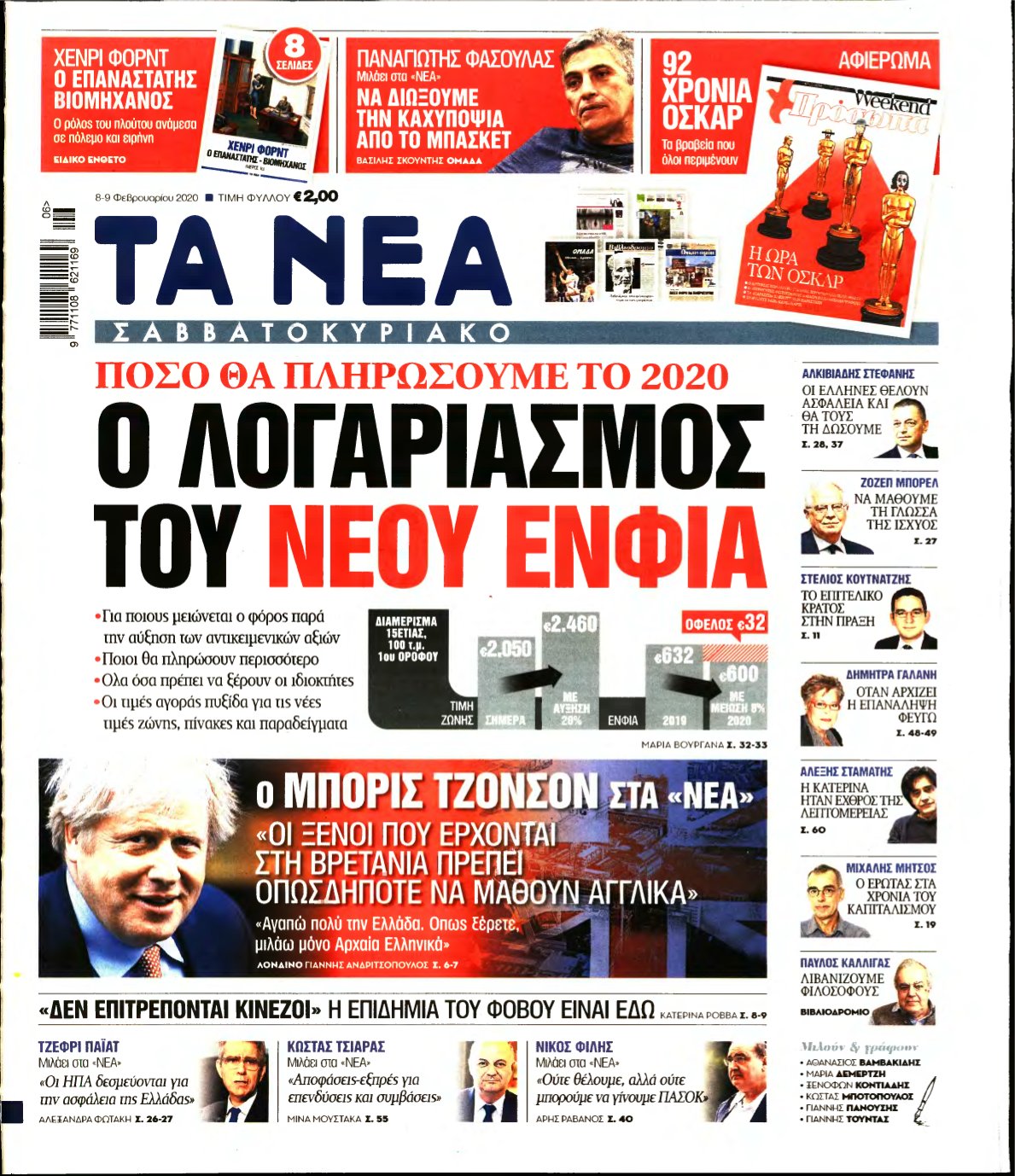 ΤΑ ΝΕΑ – 08/02/2020