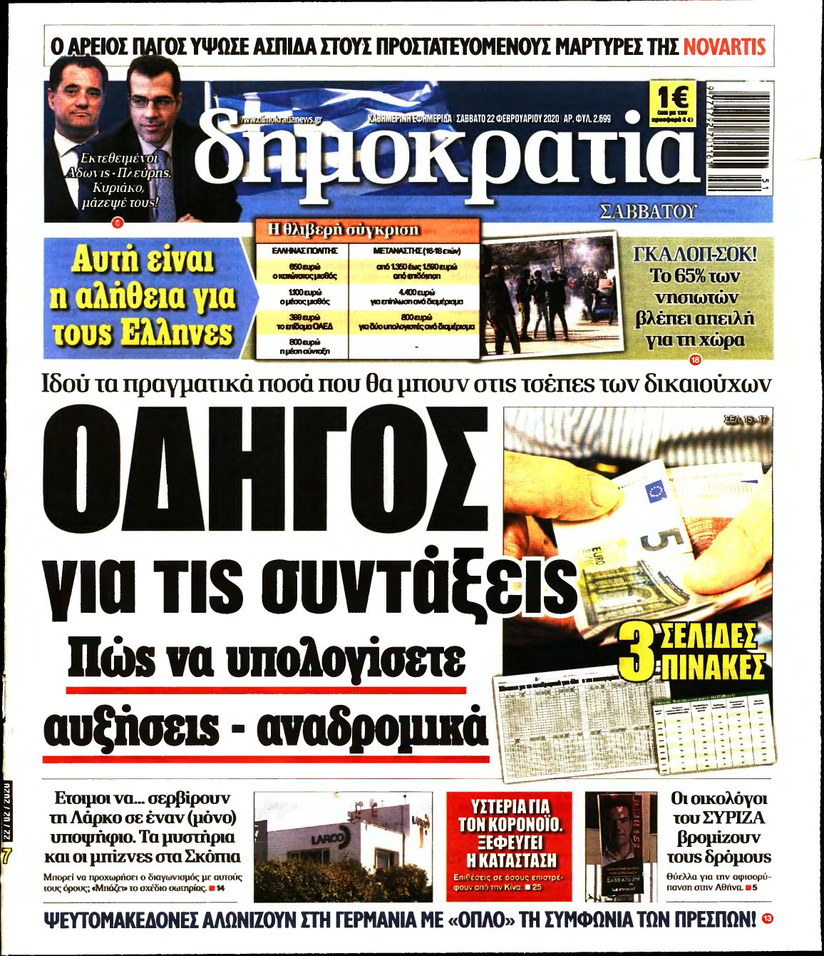 ΔΗΜΟΚΡΑΤΙΑ – 22/02/2020