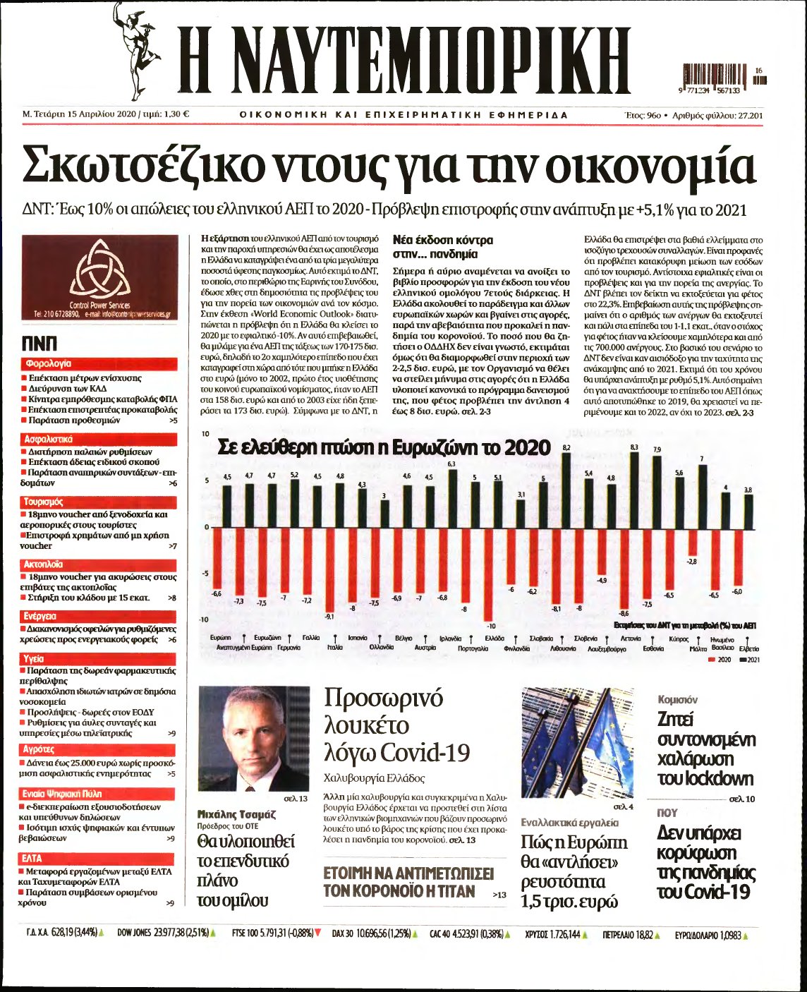 ΝΑΥΤΕΜΠΟΡΙΚΗ – 15/04/2020