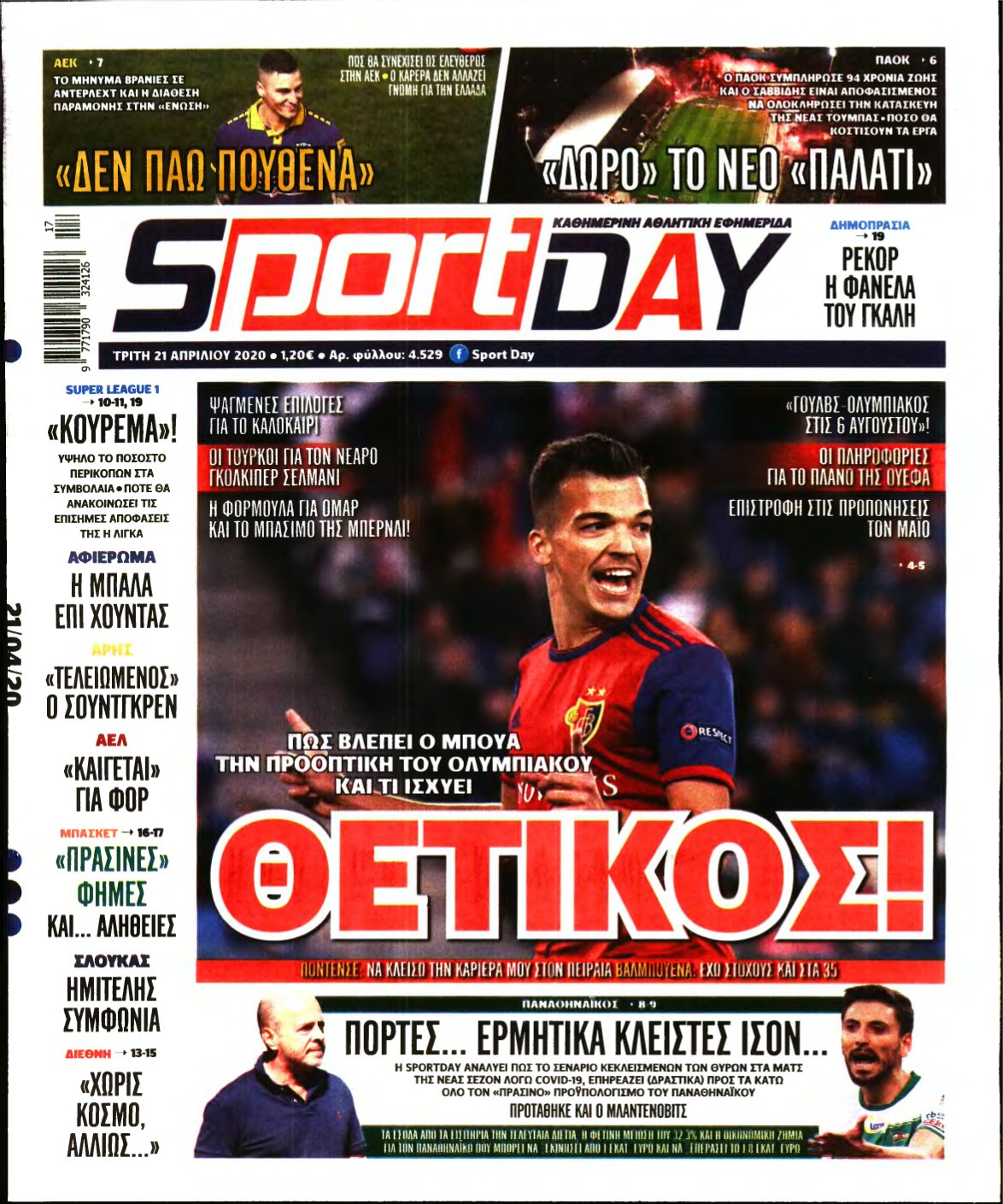 SPORTDAY – 21/04/2020