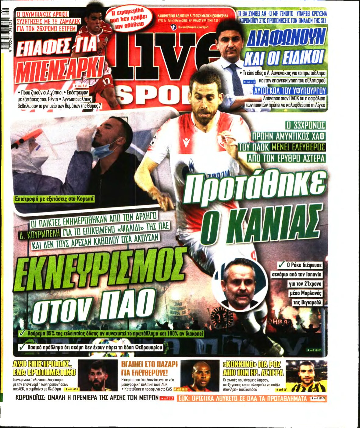 LIVE SPORT – 05/05/2020