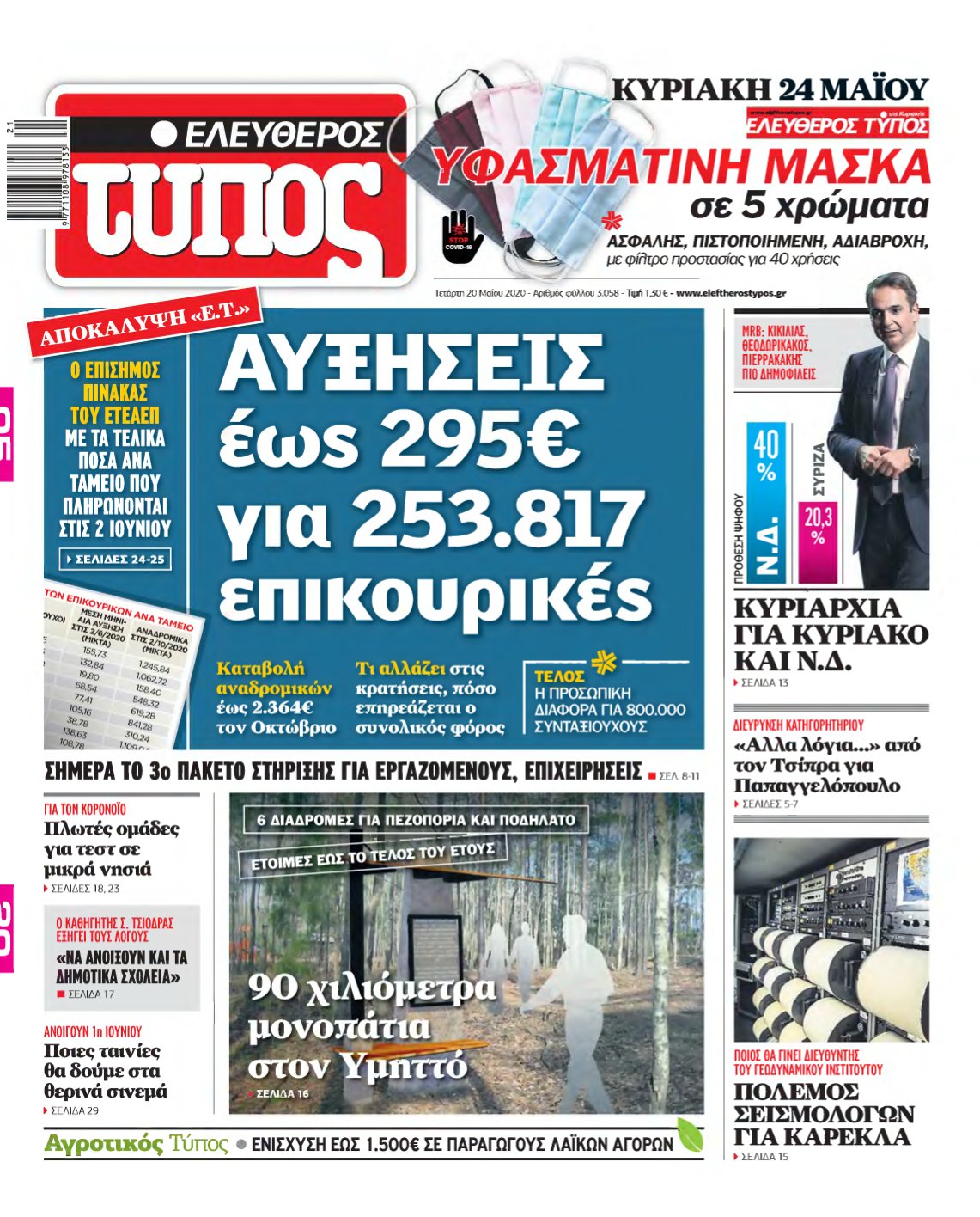 ΕΛΕΥΘΕΡΟΣ ΤΥΠΟΣ – 20/05/2020