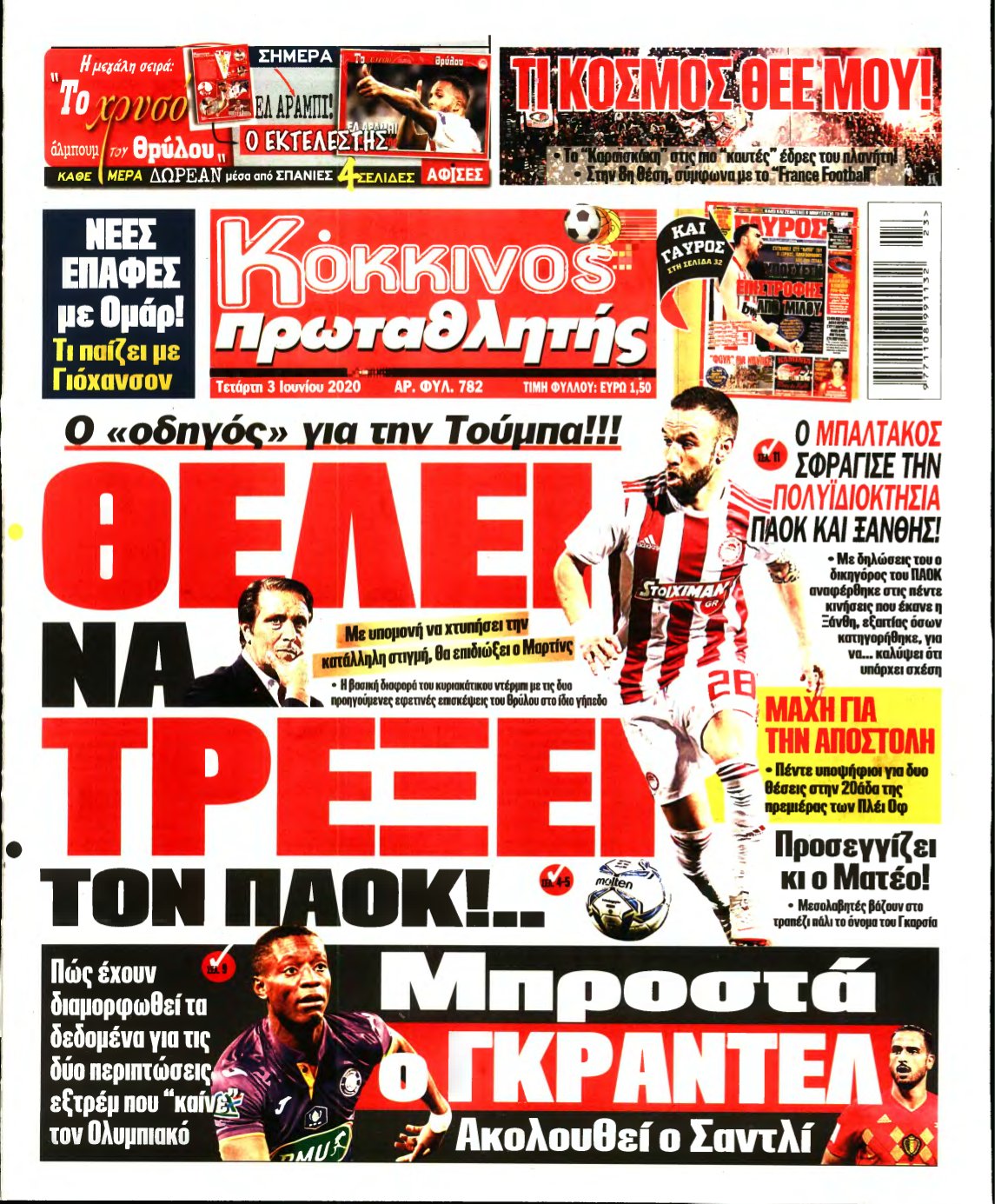 ΠΡΩΤΑΘΛΗΤΗΣ – 03/06/2020