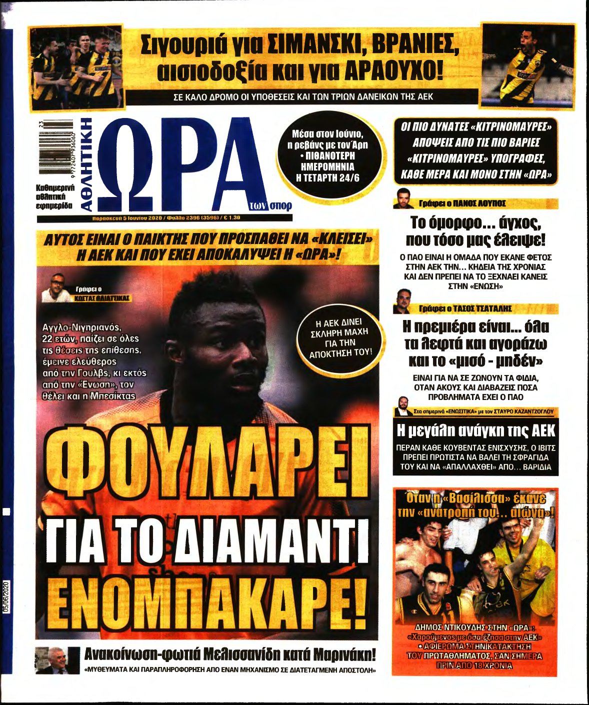 ΩΡΑ ΤΩΝ ΣΠΟΡ – 05/06/2020