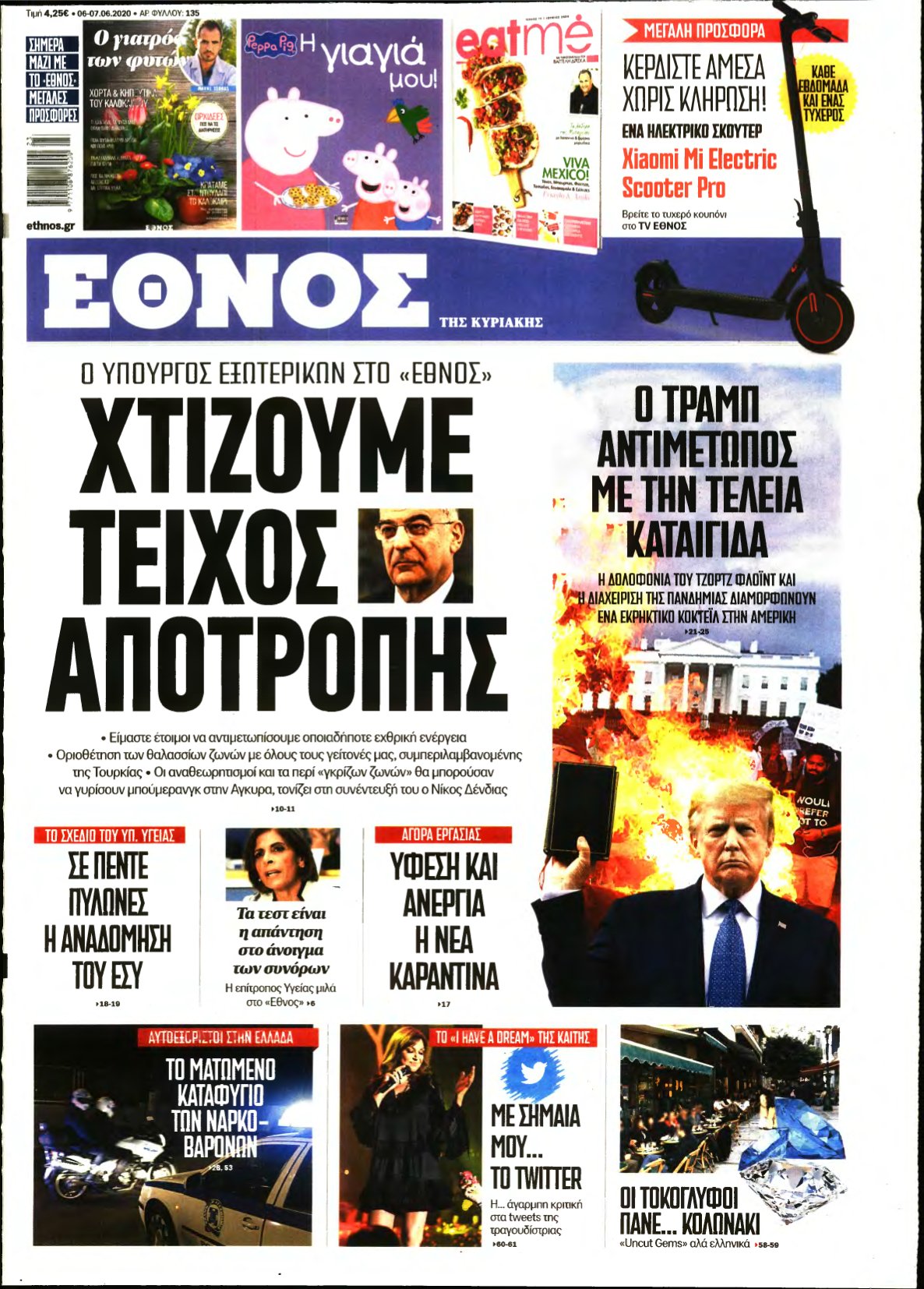 ΕΘΝΟΣ ΚΥΡΙΑΚΗΣ – 06/06/2020