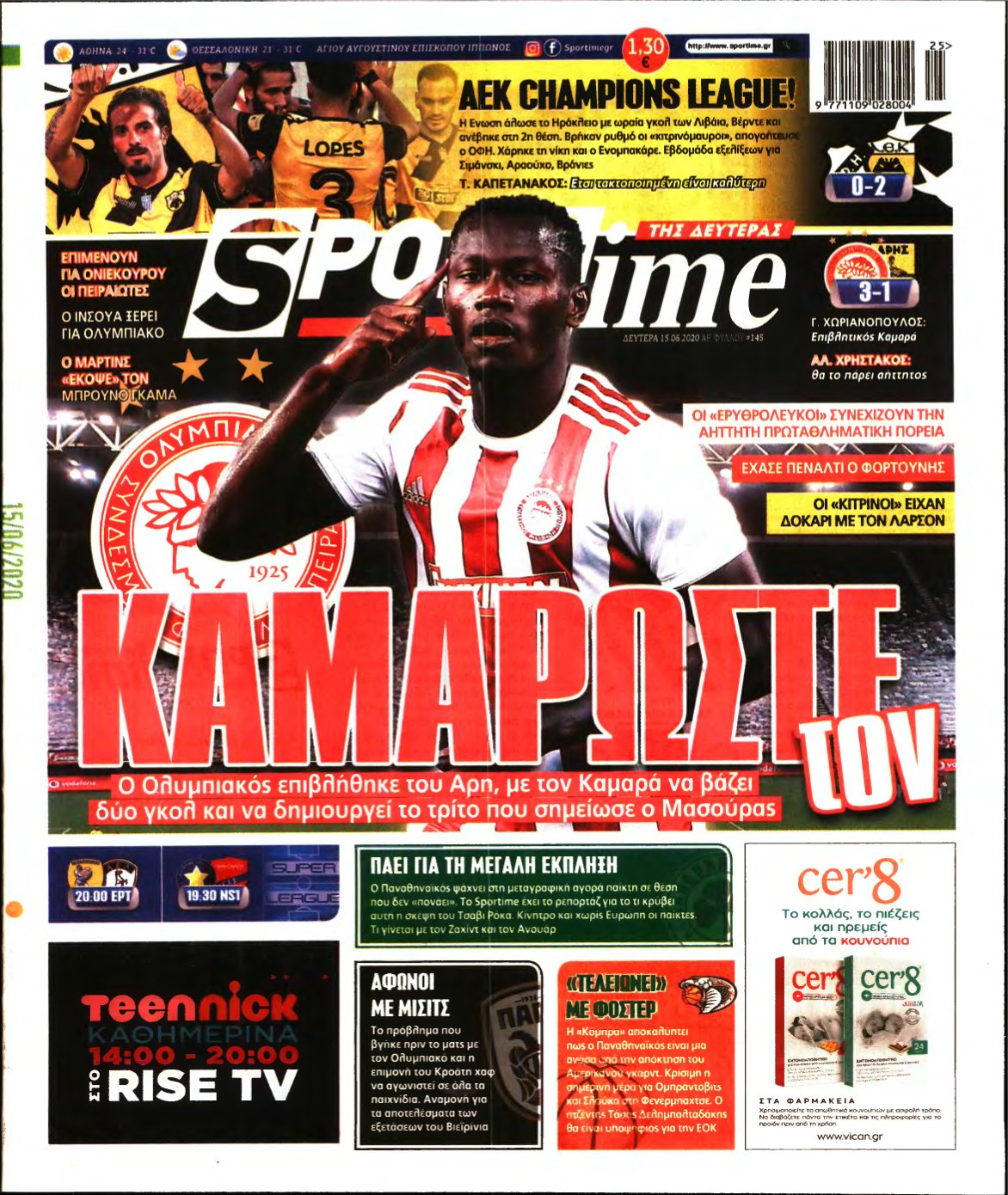 SPORTIME – 15/06/2020