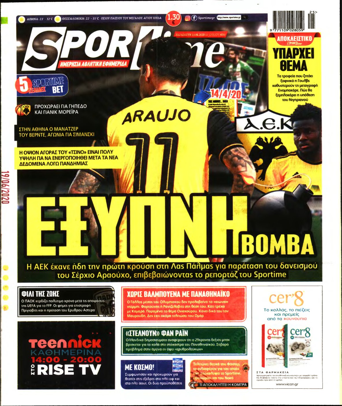 SPORTIME – 19/06/2020
