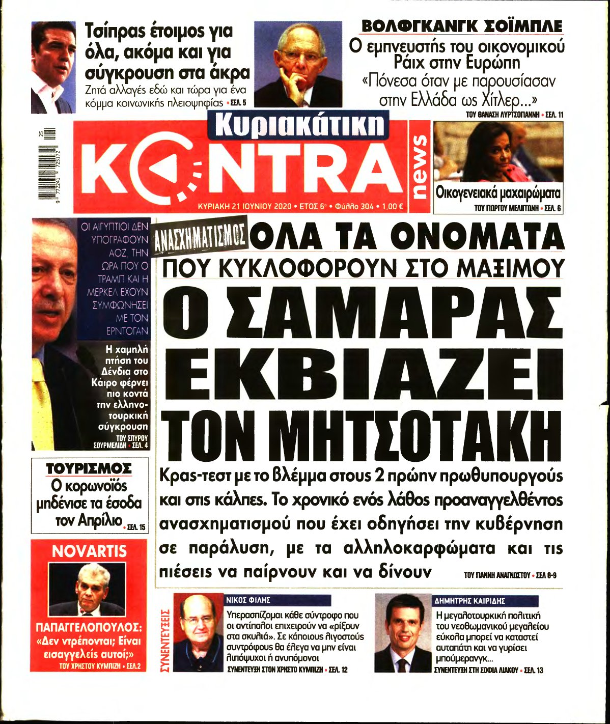 ΚΥΡΙΑΚΑΤΙΚΗ KONTRA NEWS – 21/06/2020