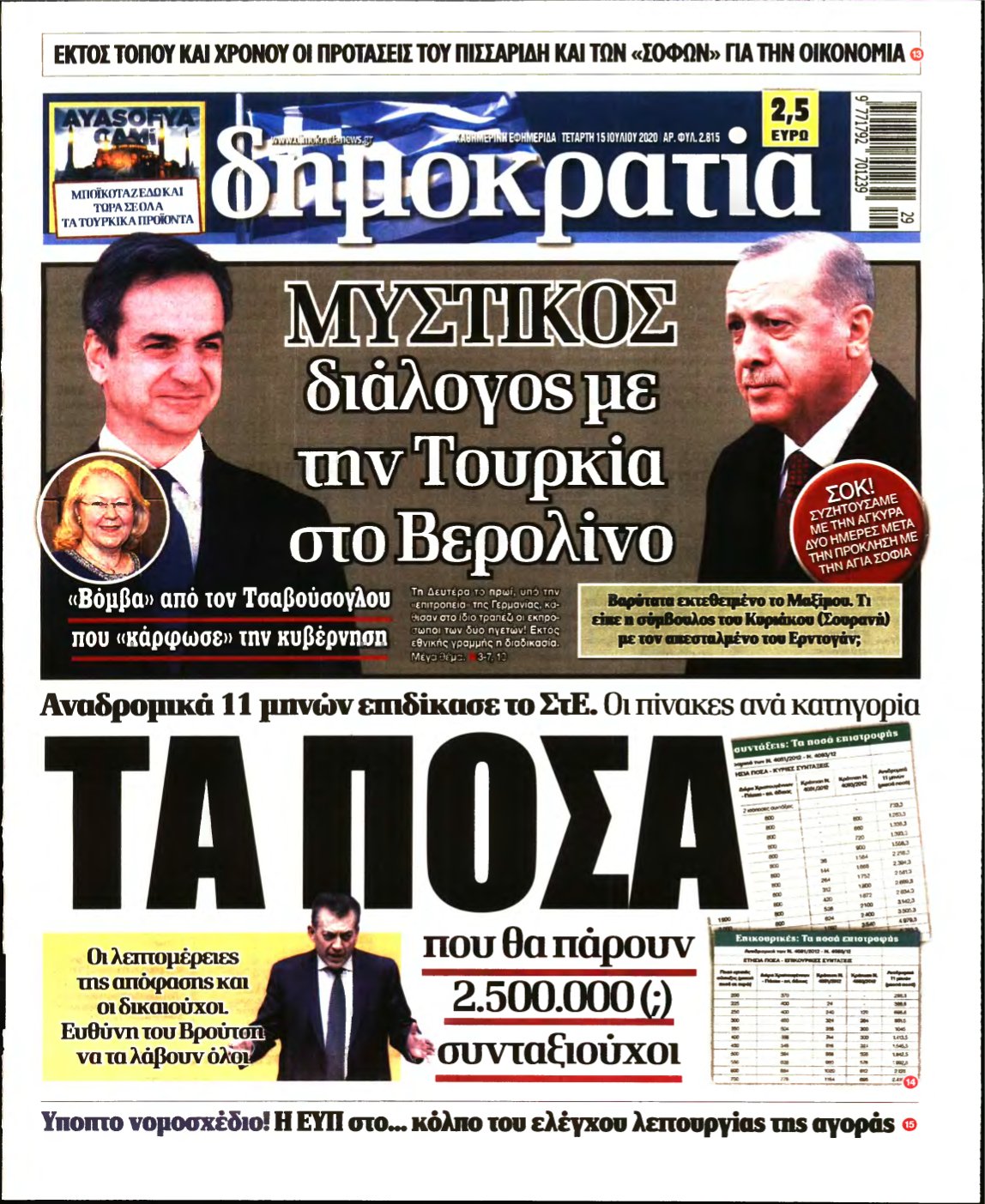 ΔΗΜΟΚΡΑΤΙΑ – 15/07/2020