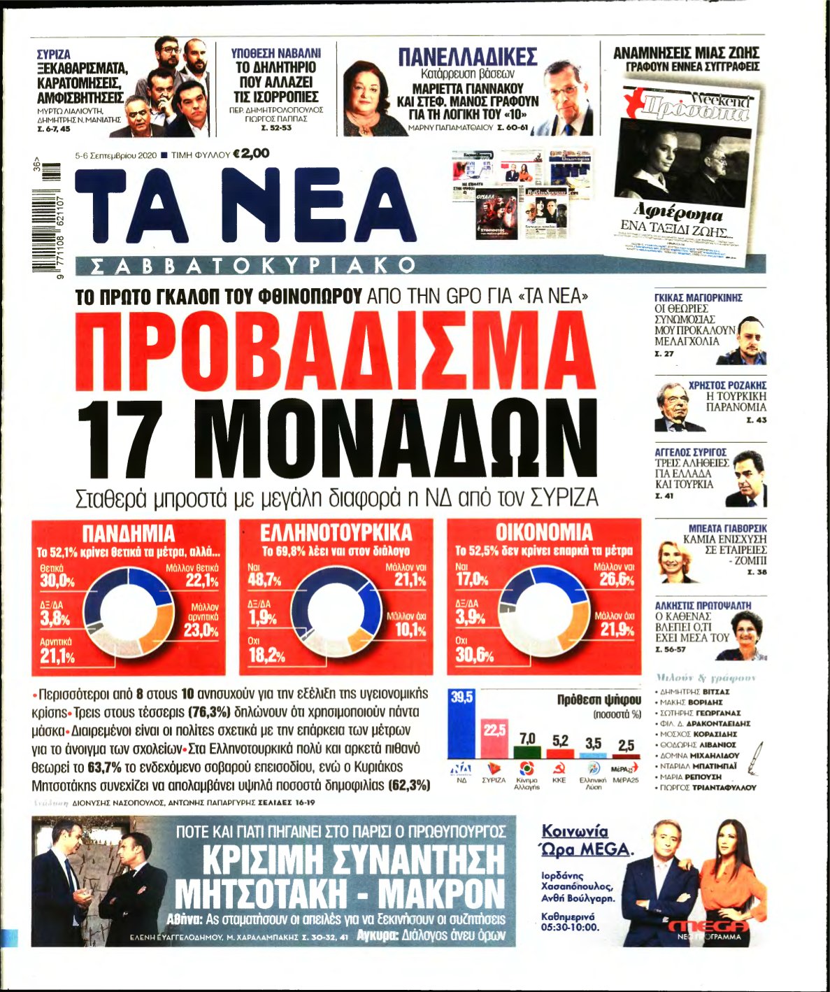ΤΑ ΝΕΑ – 05/09/2020