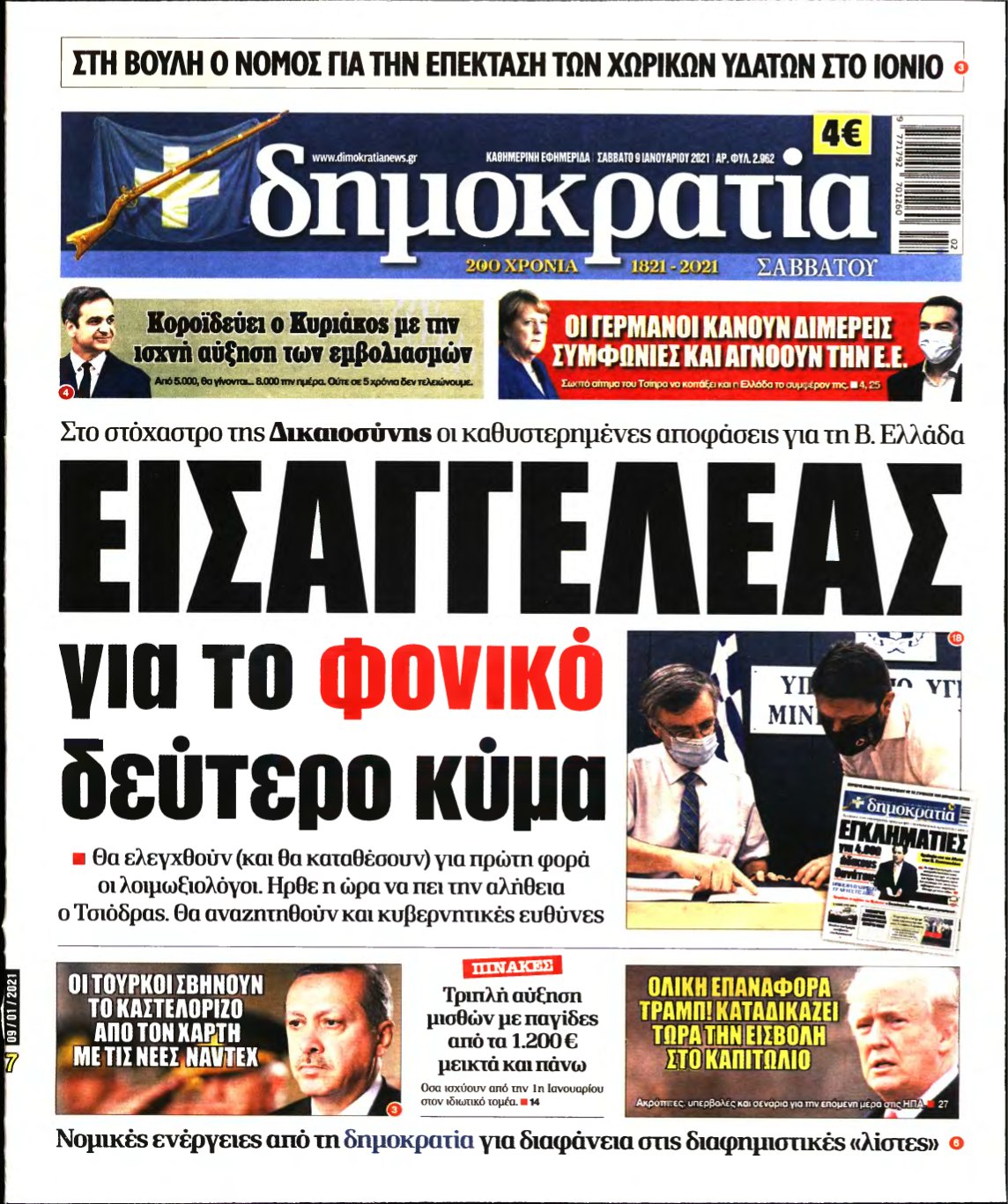 ΔΗΜΟΚΡΑΤΙΑ – 09/01/2021