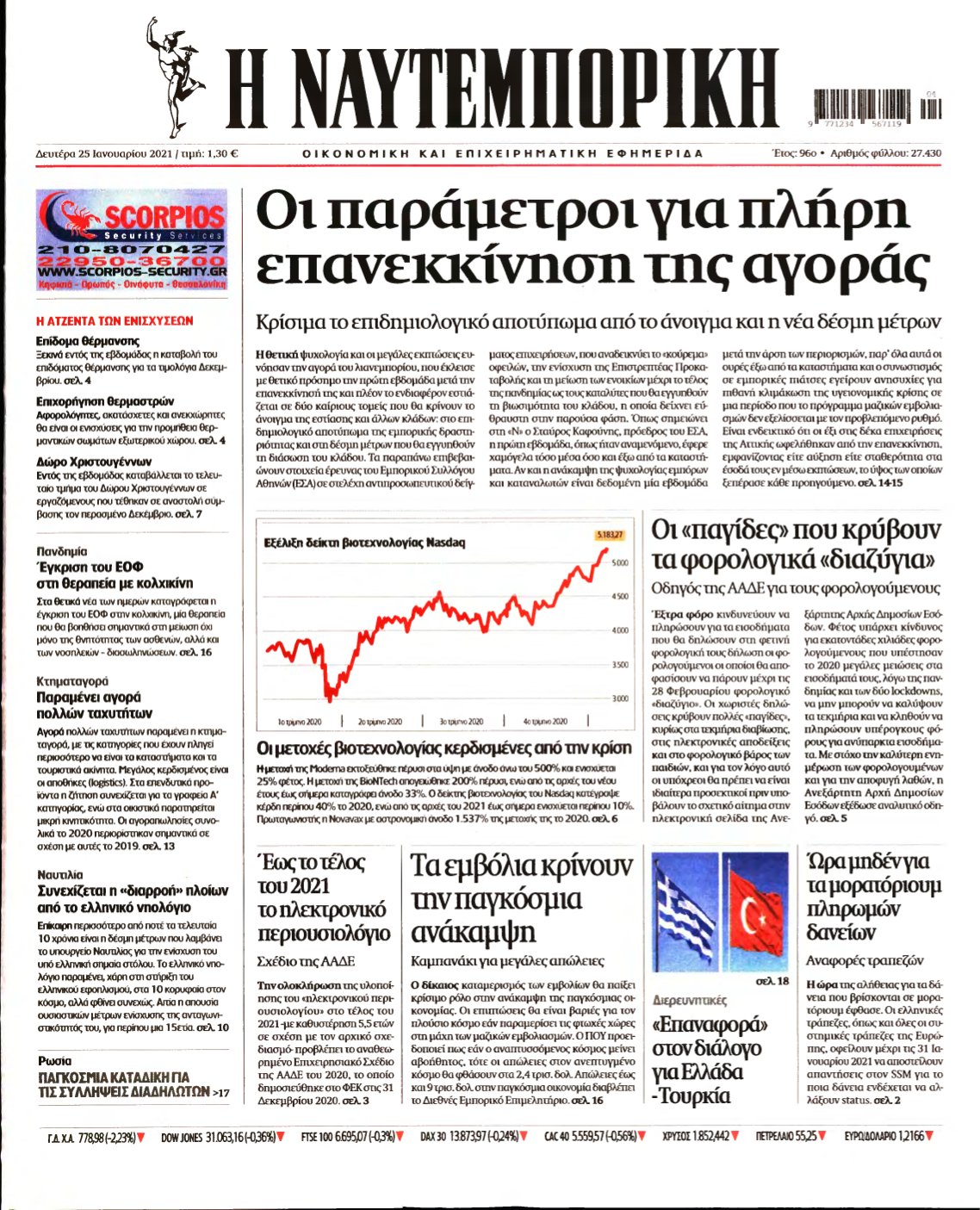 ΝΑΥΤΕΜΠΟΡΙΚΗ – 25/01/2021