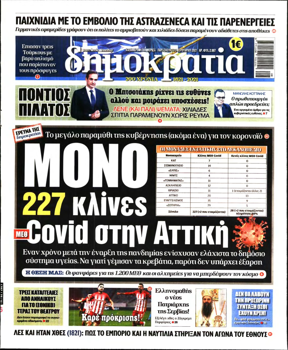 ΔΗΜΟΚΡΑΤΙΑ – 19/02/2021