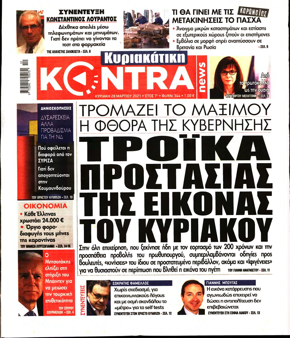 ΚΥΡΙΑΚΑΤΙΚΗ KONTRA NEWS – 28/03/2021