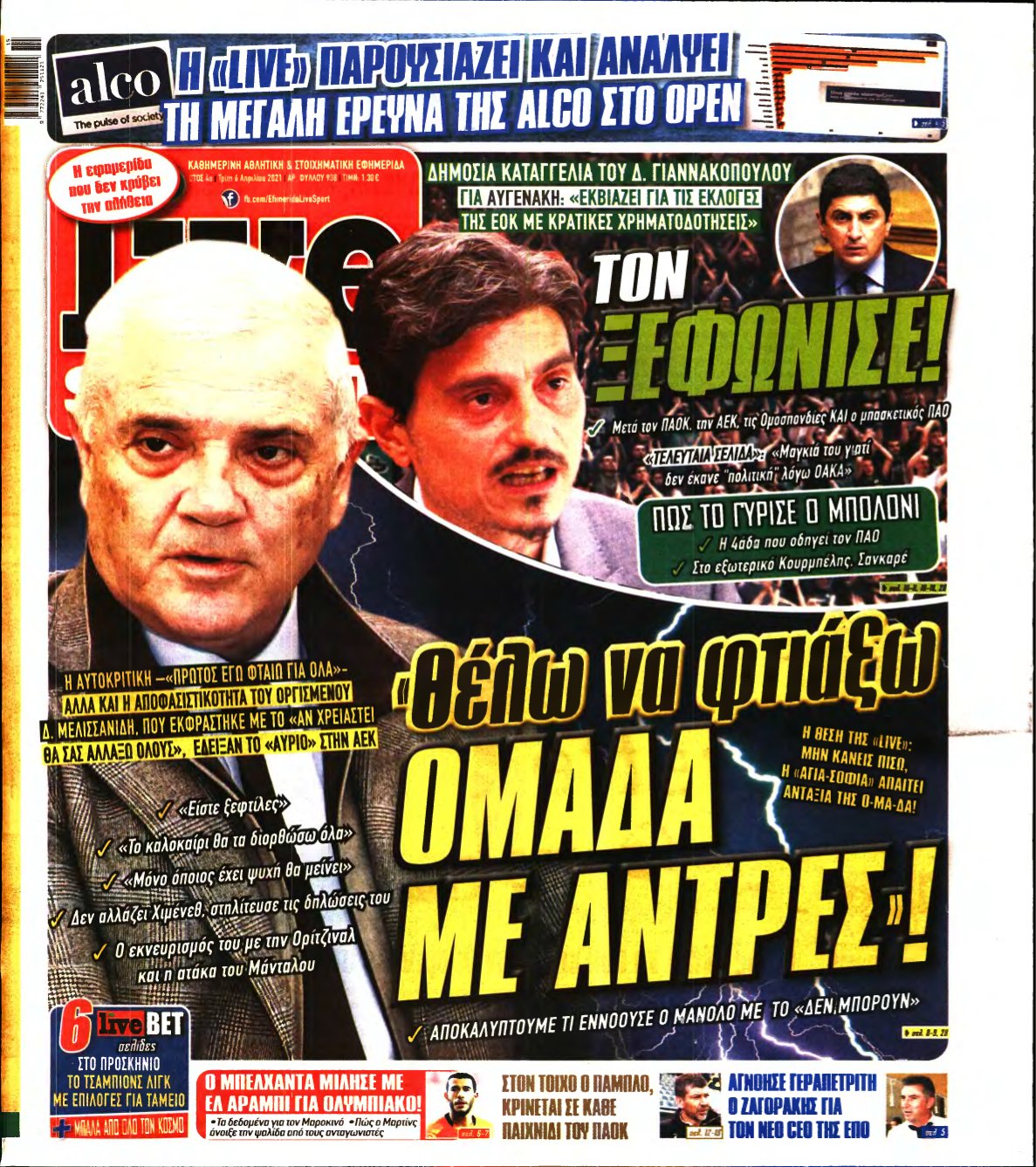 LIVE SPORT – 06/04/2021