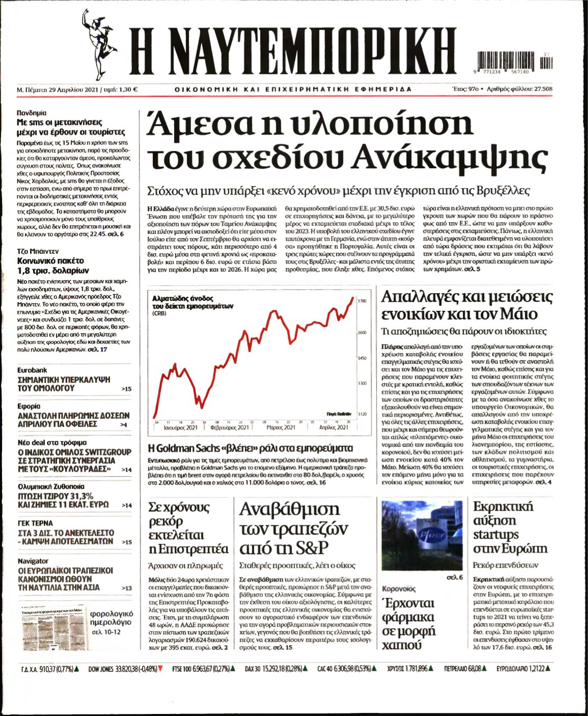 ΝΑΥΤΕΜΠΟΡΙΚΗ – 29/04/2021