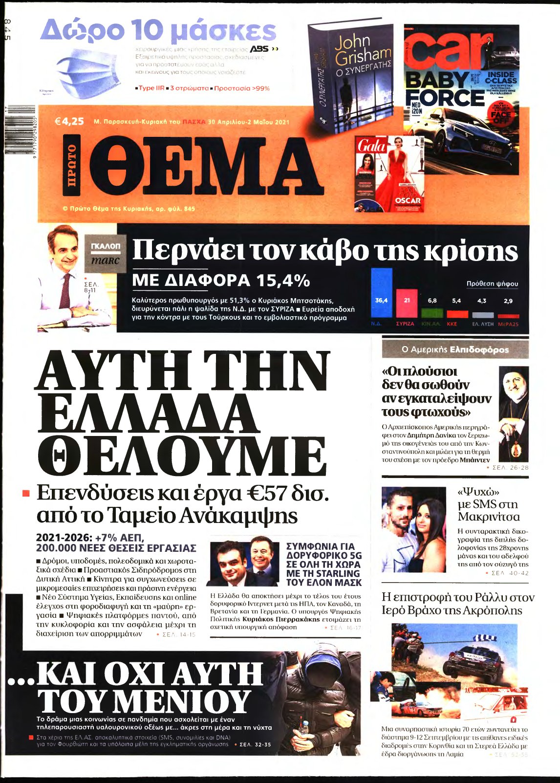 ΠΡΩΤΟ ΘΕΜΑ – 30/04/2021