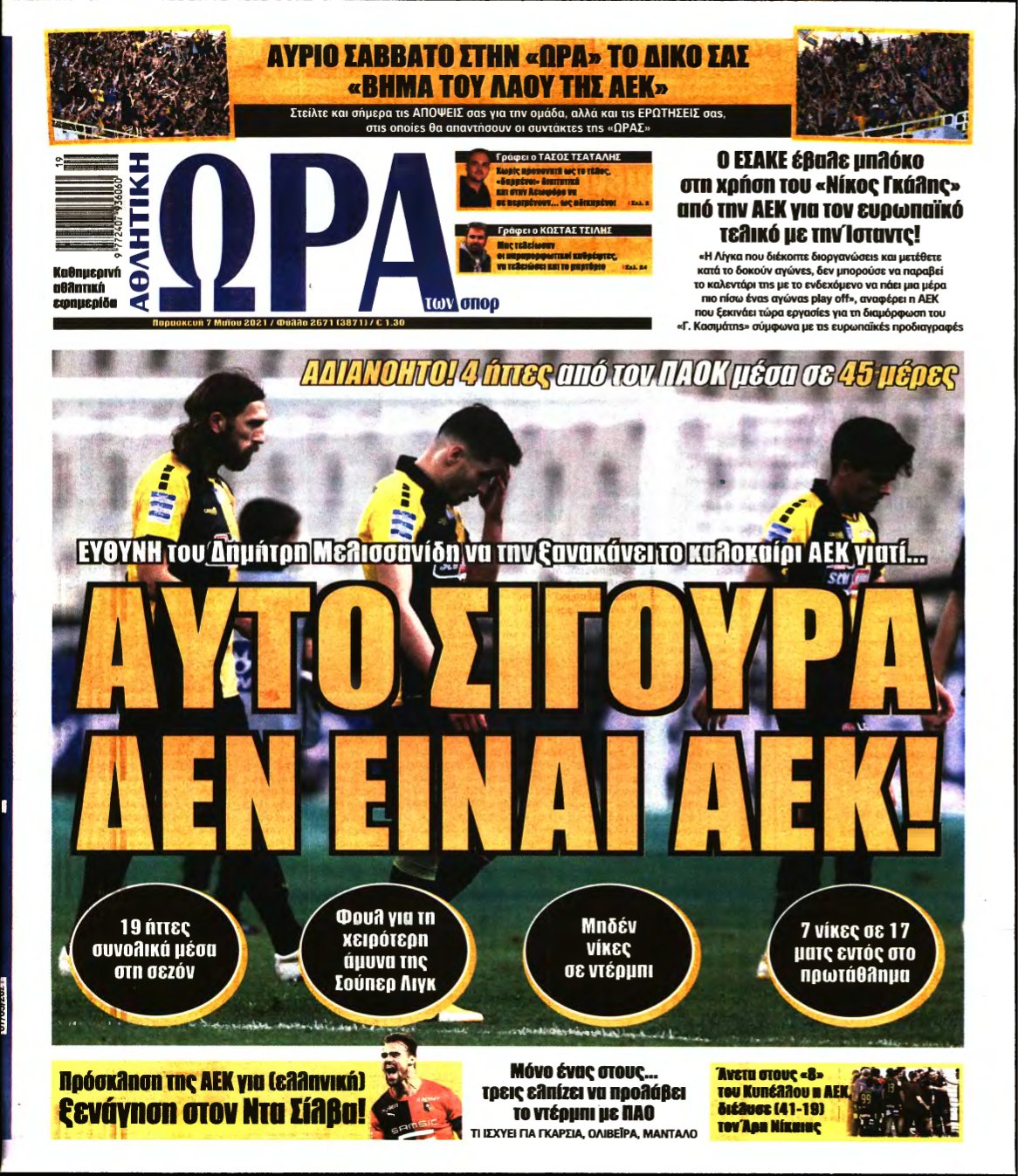 ΩΡΑ ΤΩΝ ΣΠΟΡ – 07/05/2021