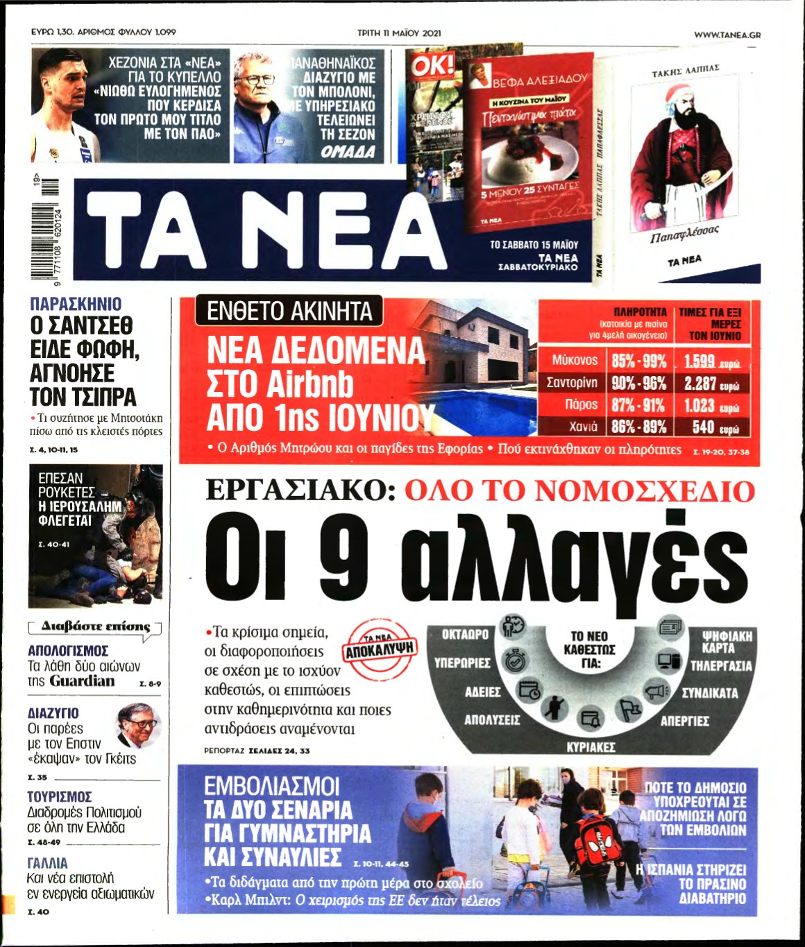 ΤΑ ΝΕΑ – 11/05/2021