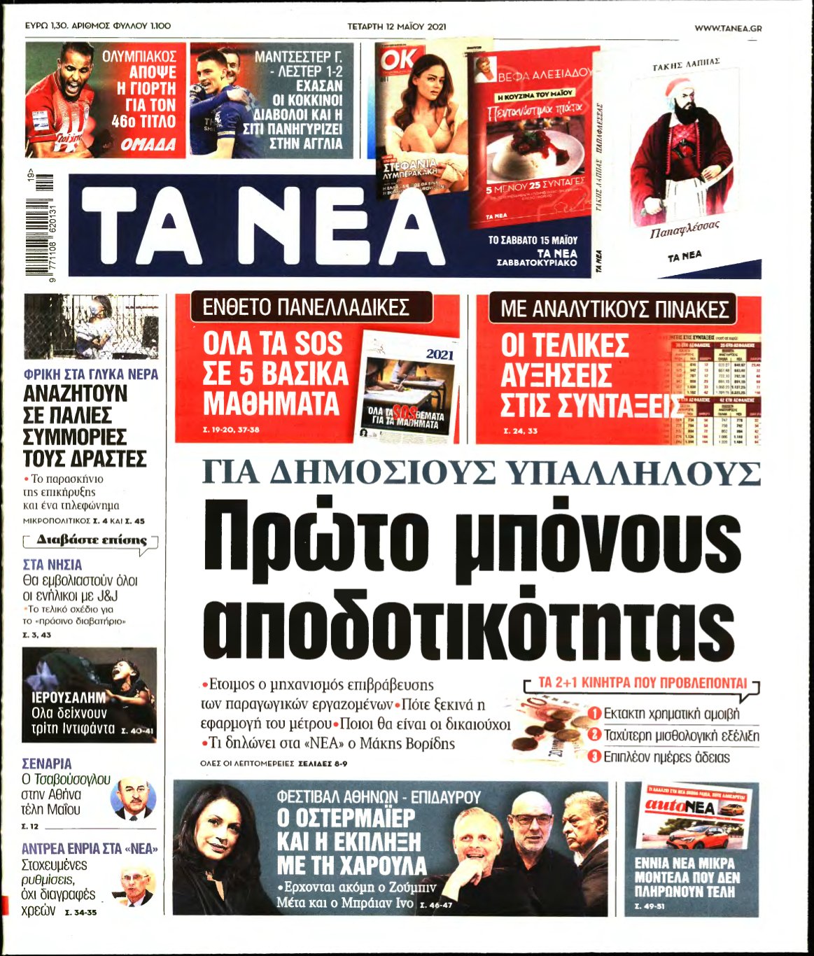 ΤΑ ΝΕΑ – 12/05/2021