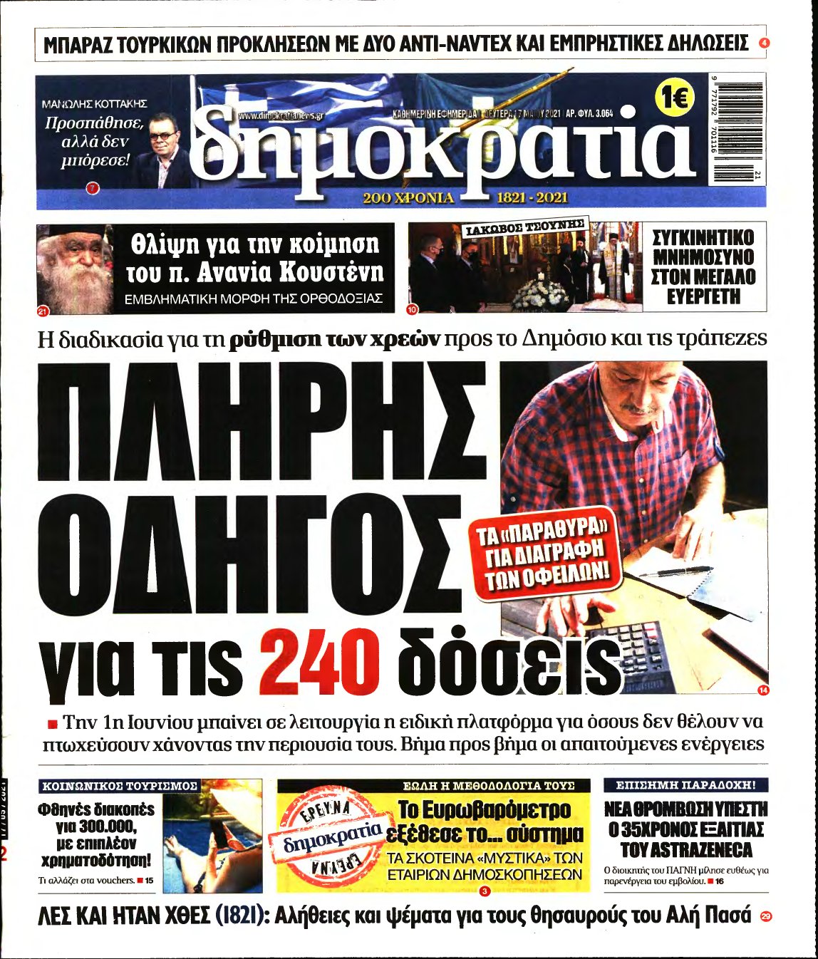 ΔΗΜΟΚΡΑΤΙΑ – 17/05/2021